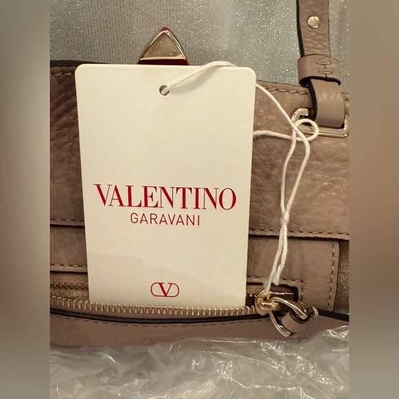 Valentino Mini Rockstud Tote in Poudre New!!! - Picture 16 of 16
